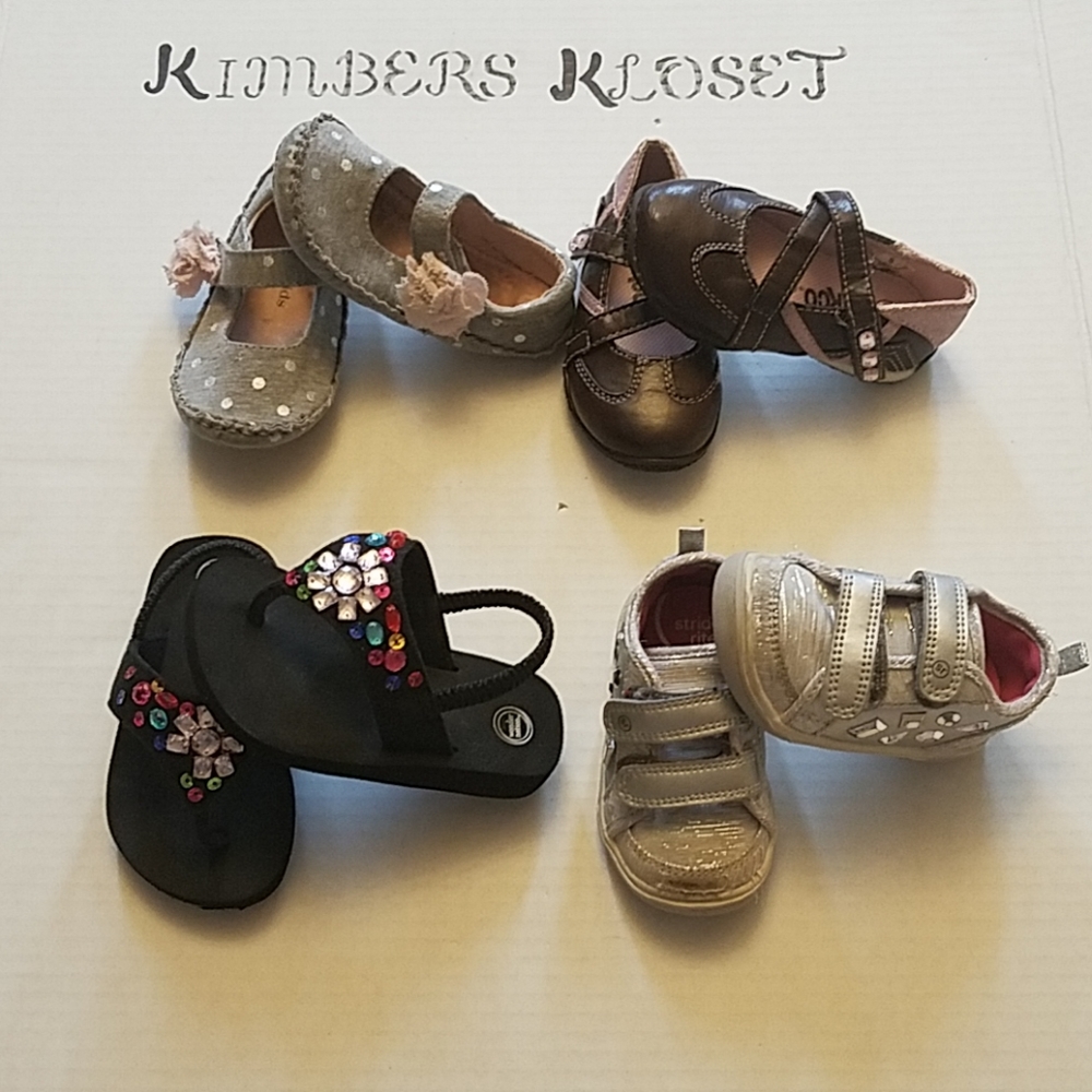🦄Bundle🦄 4 pairs of Toddler Girls Shoes 4/5